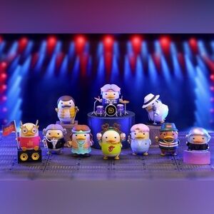 Popmart Duckoo Music Festival Series Opened Blind Box Set (set of 7)